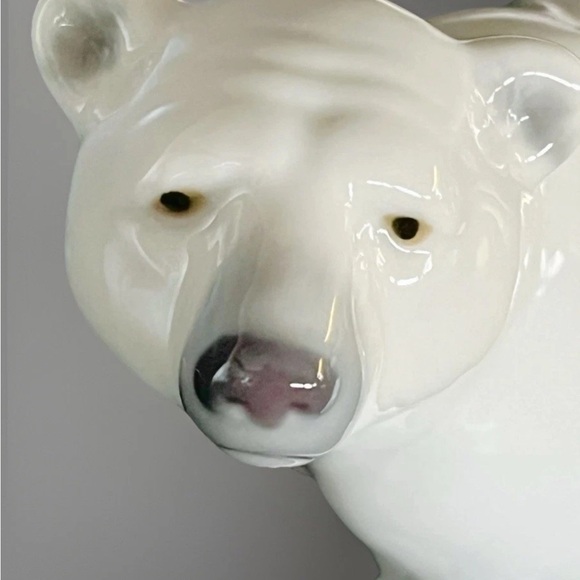 Lladro Standing Polar Bear #1207 Glazed Figurine Tag On Bottom No Box-PERFECT - Picture 6 of 10